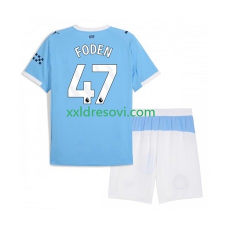 Manchester City Phil Foden 47 Domaći Dječji Nogometni Dres 2025-2026